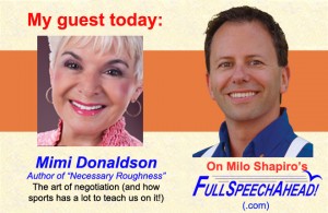 Milo Shapiro interviews Mimi Donaldson on "Full Speech Ahead!"